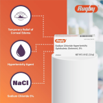 Rugby Sodium Chloride Hypertonicity Ophthalmic Ointment 5% - 50 mg Sodium Chloride Eye Ointment for Temporary Corneal Edema Relief - Made With Lanolin and Mineral Oil - Alcohol-Free - 0.125 Oz(3 Pack) - Image 2