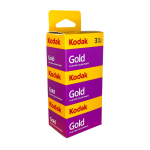 Kodak Gold 200 35mm Film 3 Pack w/ 108 Digital Scans by Raw 135®