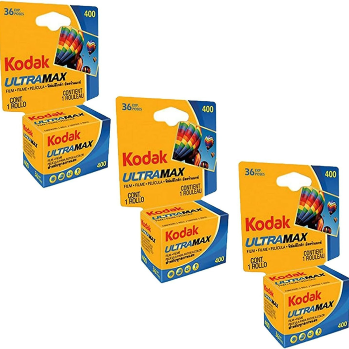 Kodak Ultramax 400 Color Print Film 36 Exp. 35mm DX 400 135-36 (108 Pics) (Pack of 3), Basic - Image 1