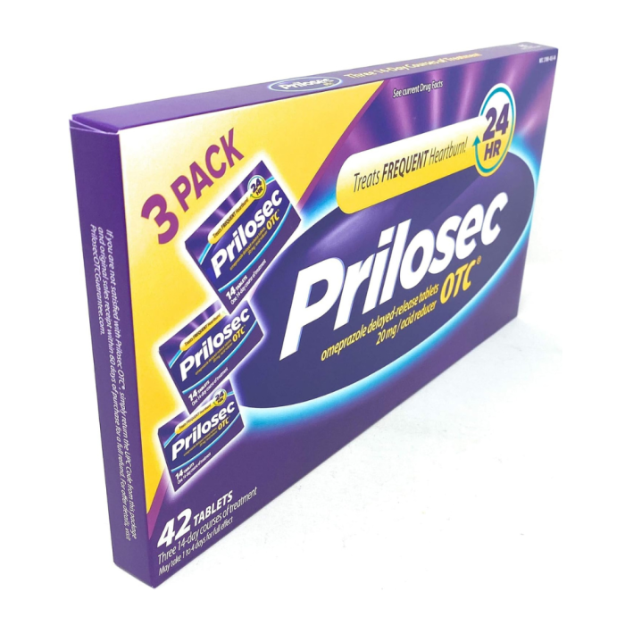 Prilosec OTC Acid Reducer, Delayed-Release Tablets, 2 Pack-84 Count - Image 1