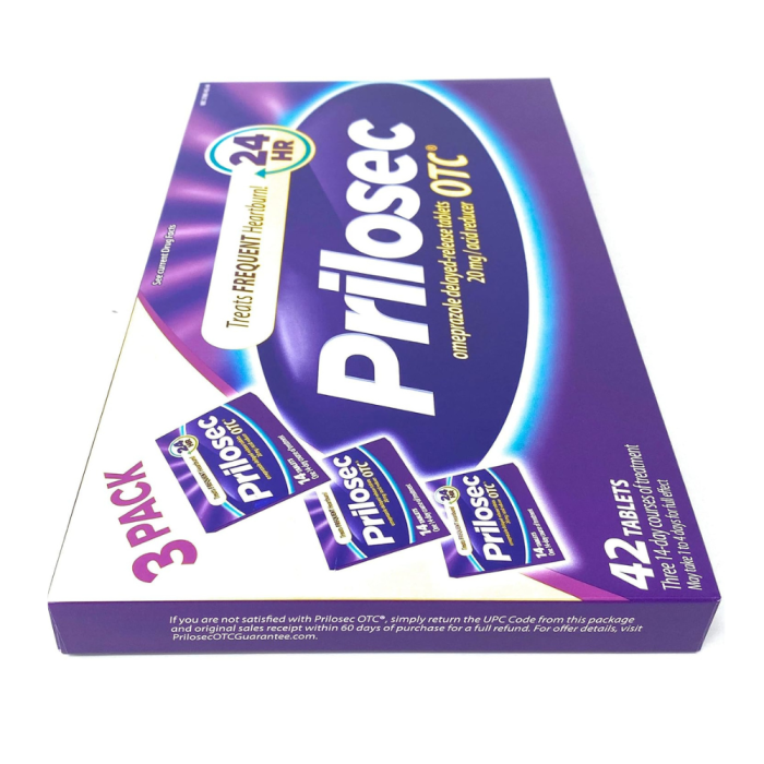 Prilosec OTC Acid Reducer, Delayed-Release Tablets, 2 Pack-84 Count - Image 3