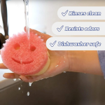 Scrub Daddy Dual Sided Sponge and Scrubber - Scrub Mommy - Scratch Free Sponge for Dishes and Home, Soft in Warm Water, Firm in Cold, Odor Resistant, Multi Surface 8 Count (Pack of 1) - Image 2