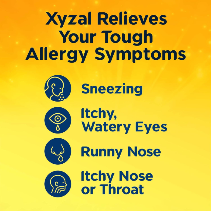 Xyzal Allergy Pills, 24-Hour Allergy Relief, Original Prescription Strength,55 Count (Pack of 2) - Image 4