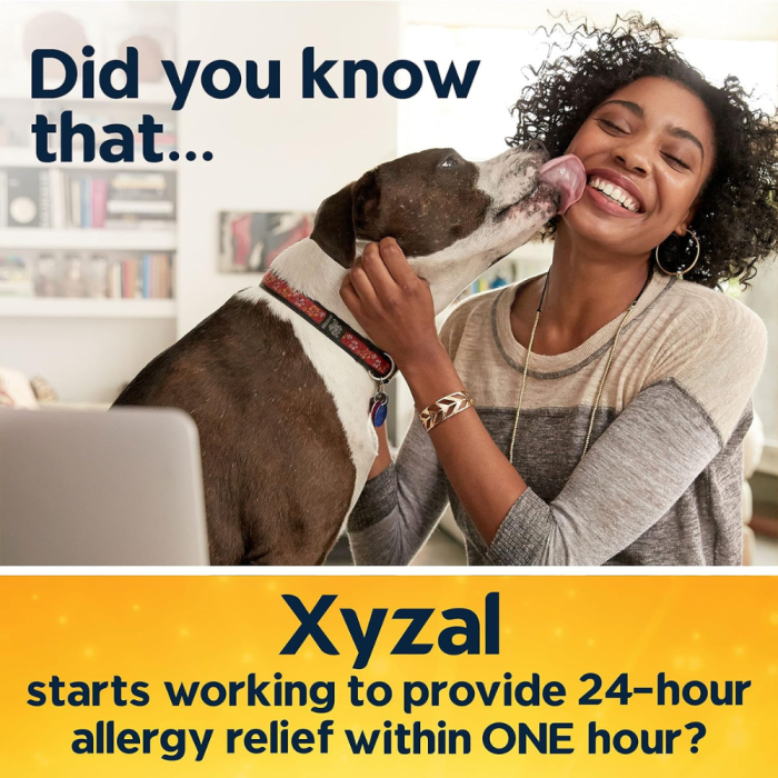 Xyzal Allergy Pills, 24-Hour Allergy Relief, Original Prescription Strength,55 Count (Pack of 2) - Image 2