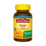 Nature Made Iron 65 mg (from Ferrous Sulfate) Tablets for Red Blood Cell Formation (365 ct.).
