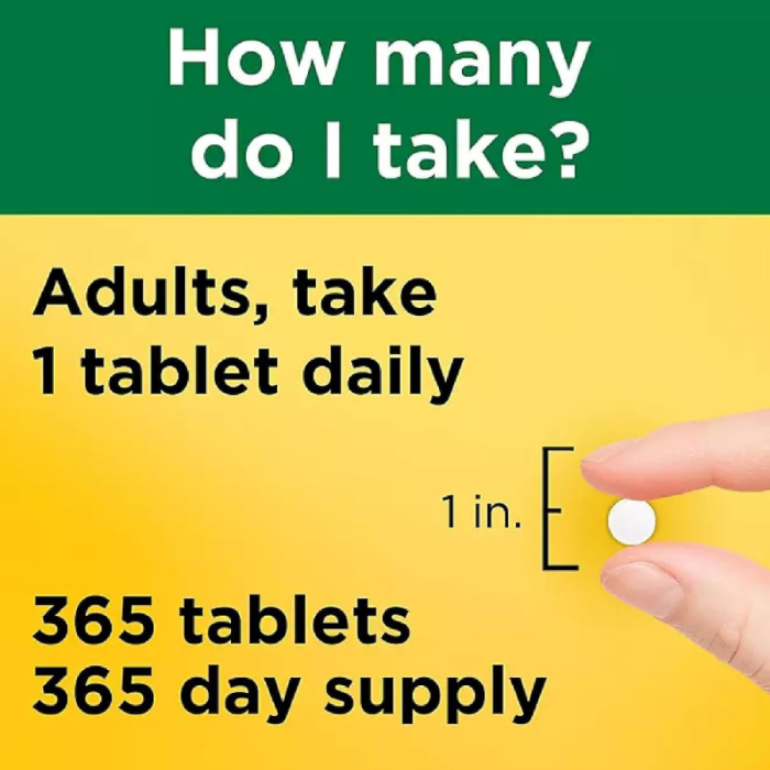 Nature Made Iron 65 mg (from Ferrous Sulfate) Tablets for Red Blood Cell Formation (365 ct.). - Image 2