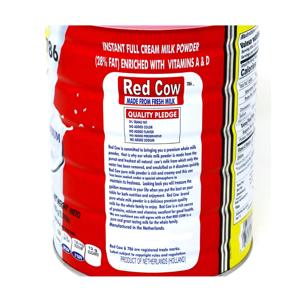 1 (66) Red Cow Full Cream Milk Powder 900g, Made from Fresh Milk, Dutch Premium, Product of Netherlands - Image 4